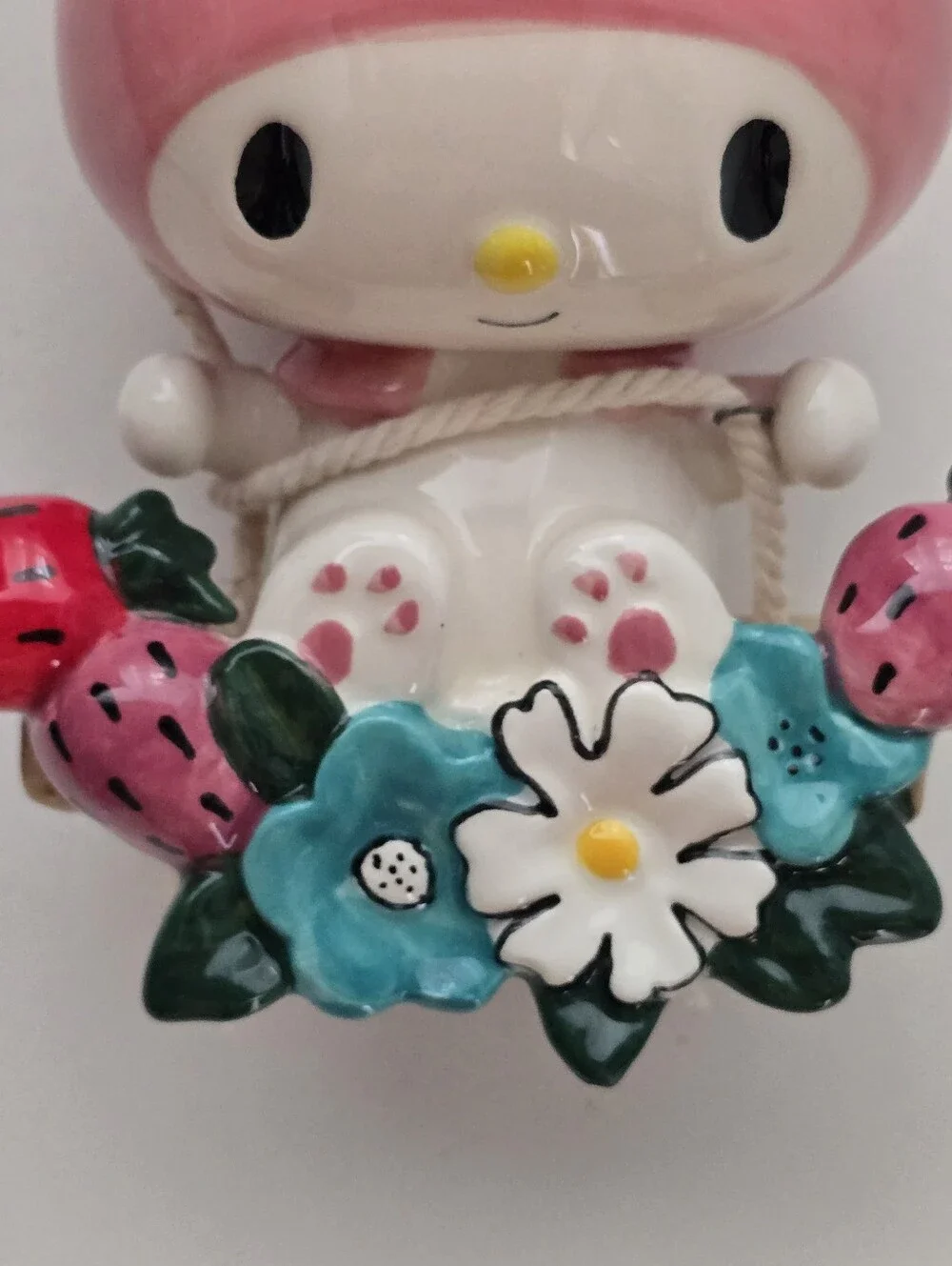 NEW Sanrio My Melody Hello Kitty & Friends Hanging Garden Swing Sculpture